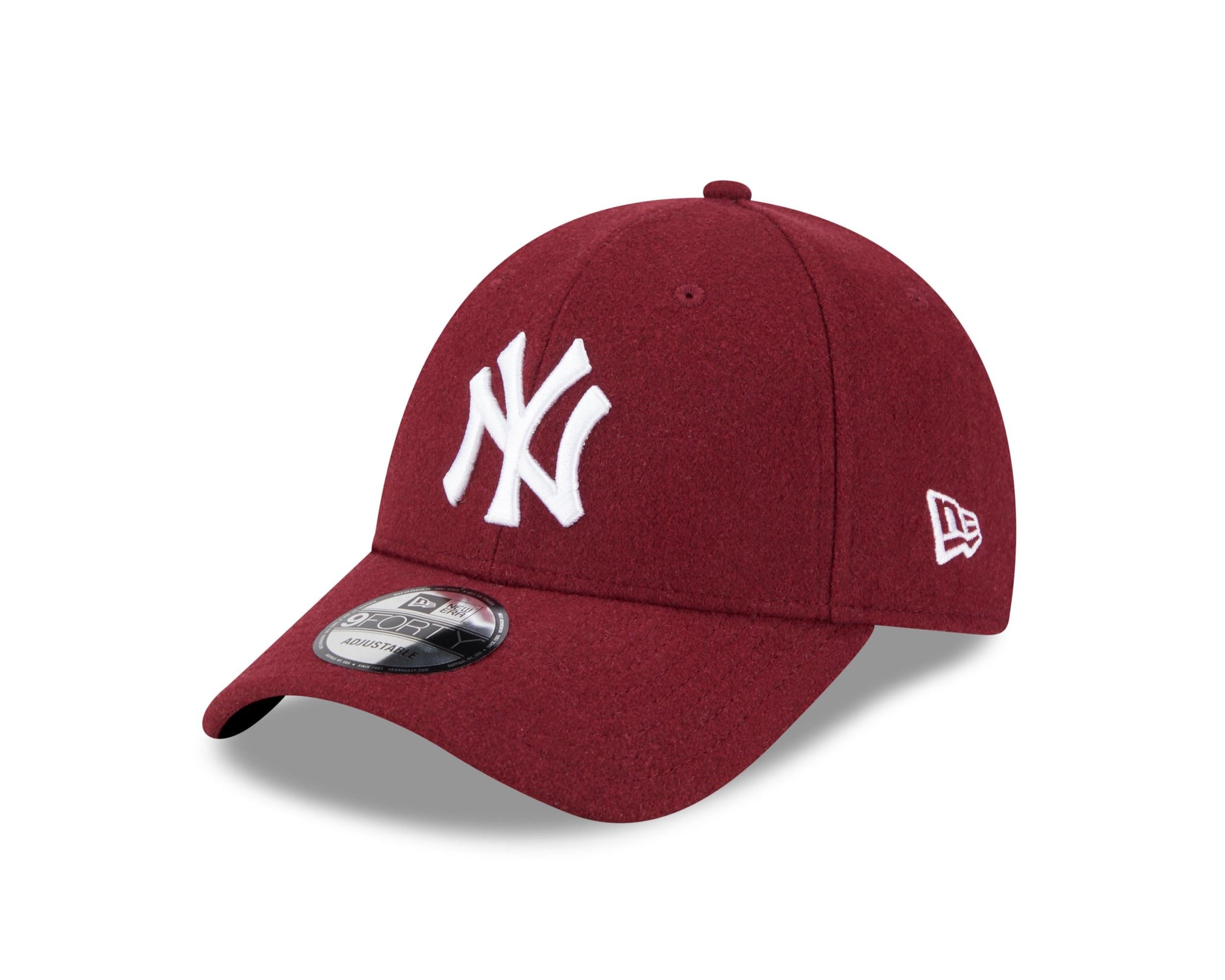 New Era MLB Baseball Fan Accessory Cap New York Yankees hat Adjustable Curved Visor NY red