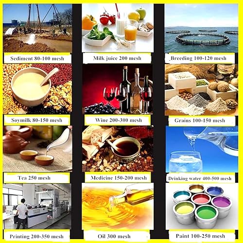 Miniatura 6 de Bolsa coladora de malla fina de grado alimenticio, 200 mallas de 75 micrones, reutilizable, lavable, bolsa de tela de nailon con cordón para