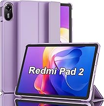 DLveer Hülle für Xiaomi Redmi Pad 2 (11 Zoll, Modell 2025) - Schutzhülle Ultradünne mit Standfunktion und Auto Wachen/Schlafen Hülle Case für Xiaomi Redmi Pad 2 11", Lila
