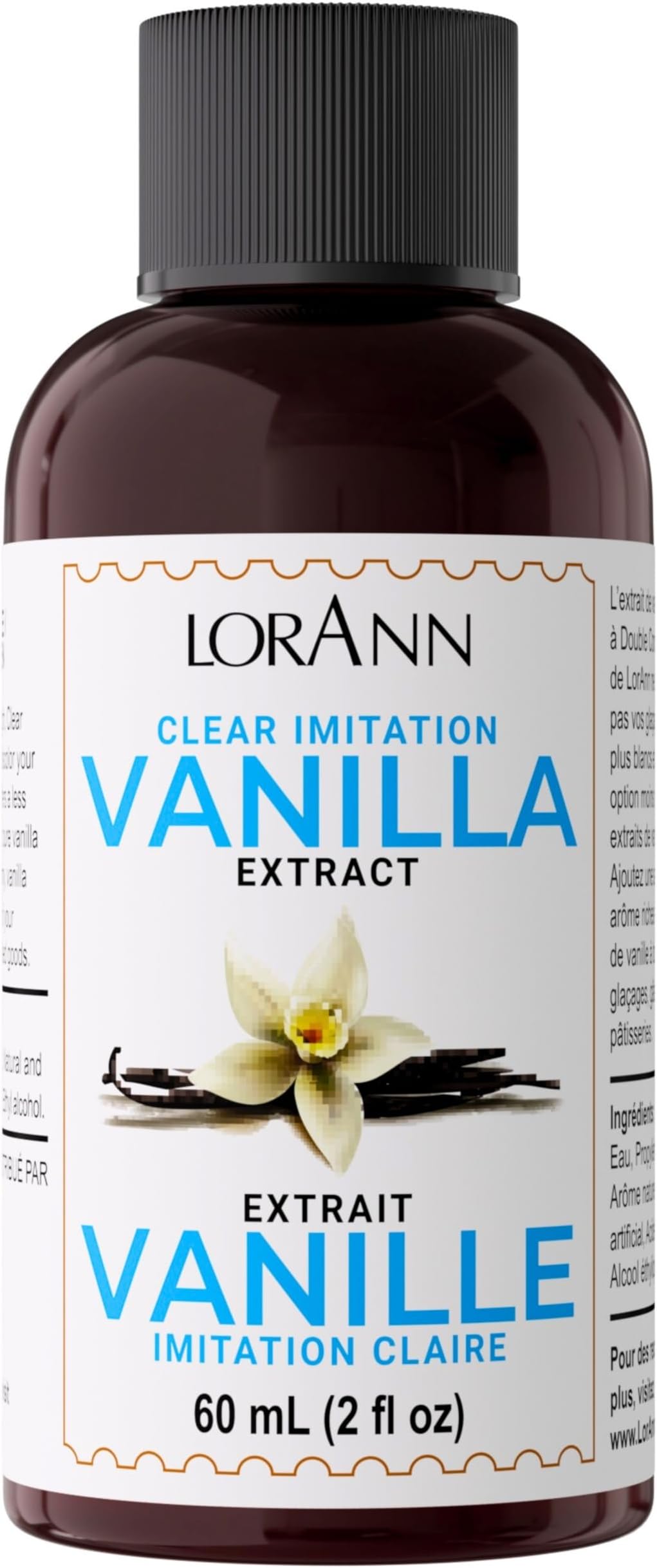LorAnn Clear Vanilla, 2 Ounce Bottle