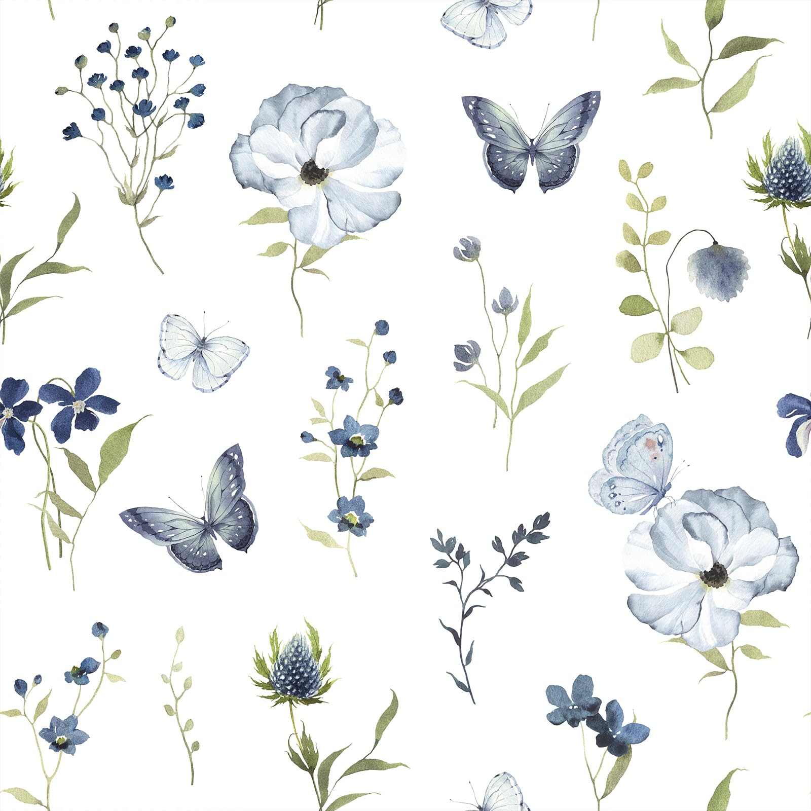 Papier peint aquarelle floral vintage pour relooker une chambre romantique