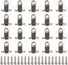 Bstinay 20pcs Sturdy Electric Guitar Roller String Retainers Trees Standard Roller String Guides with Screw Guitar Accessory