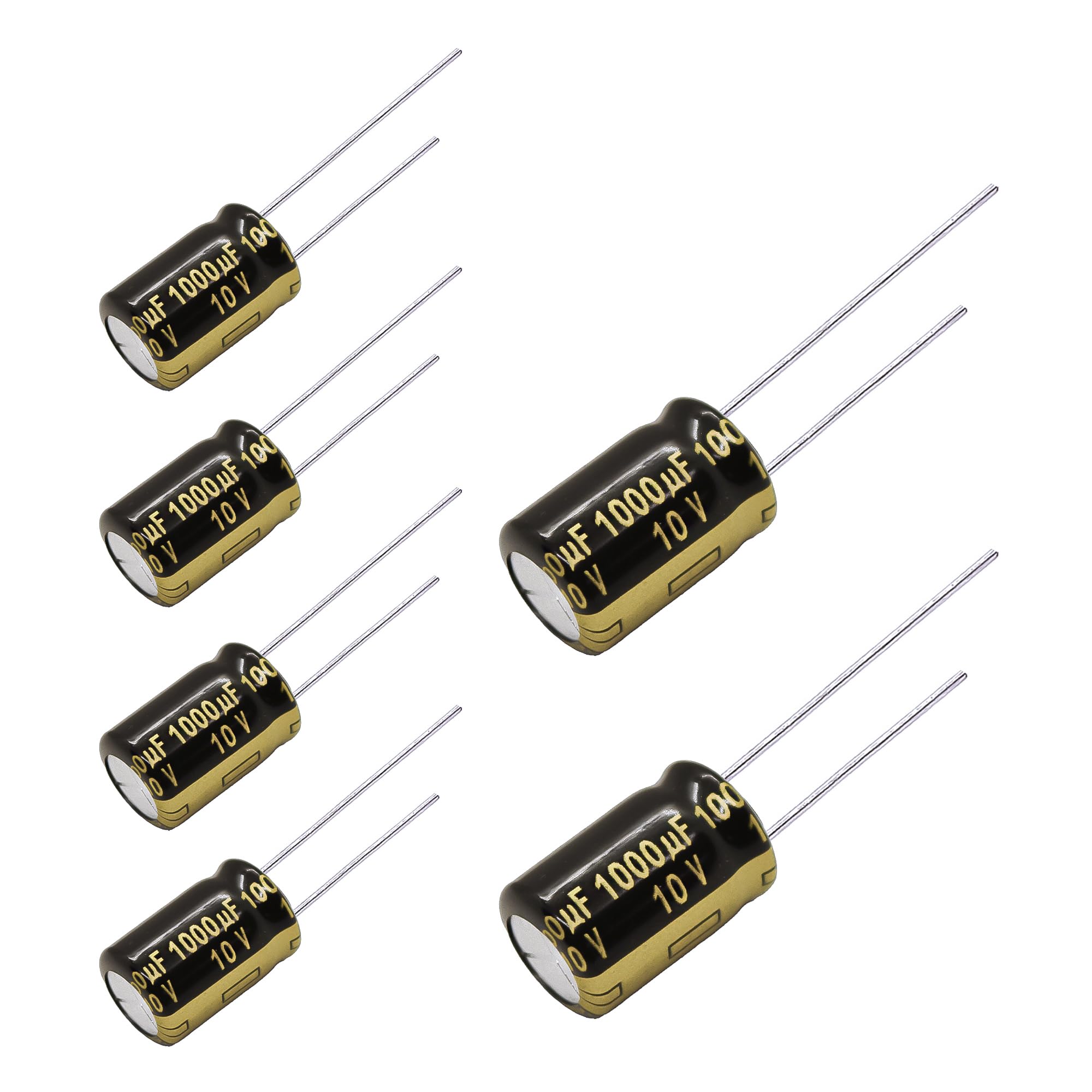 Replacement for 6 pcs Panasonic FM Series Capacitors 10V