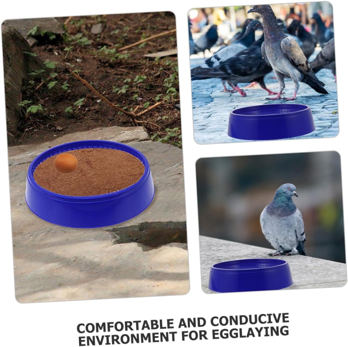 8pcs Pigeon Nest Bowls for Bird Breeding Plastic Bird Cage Nest Tray Holders for Pigeons and Doves