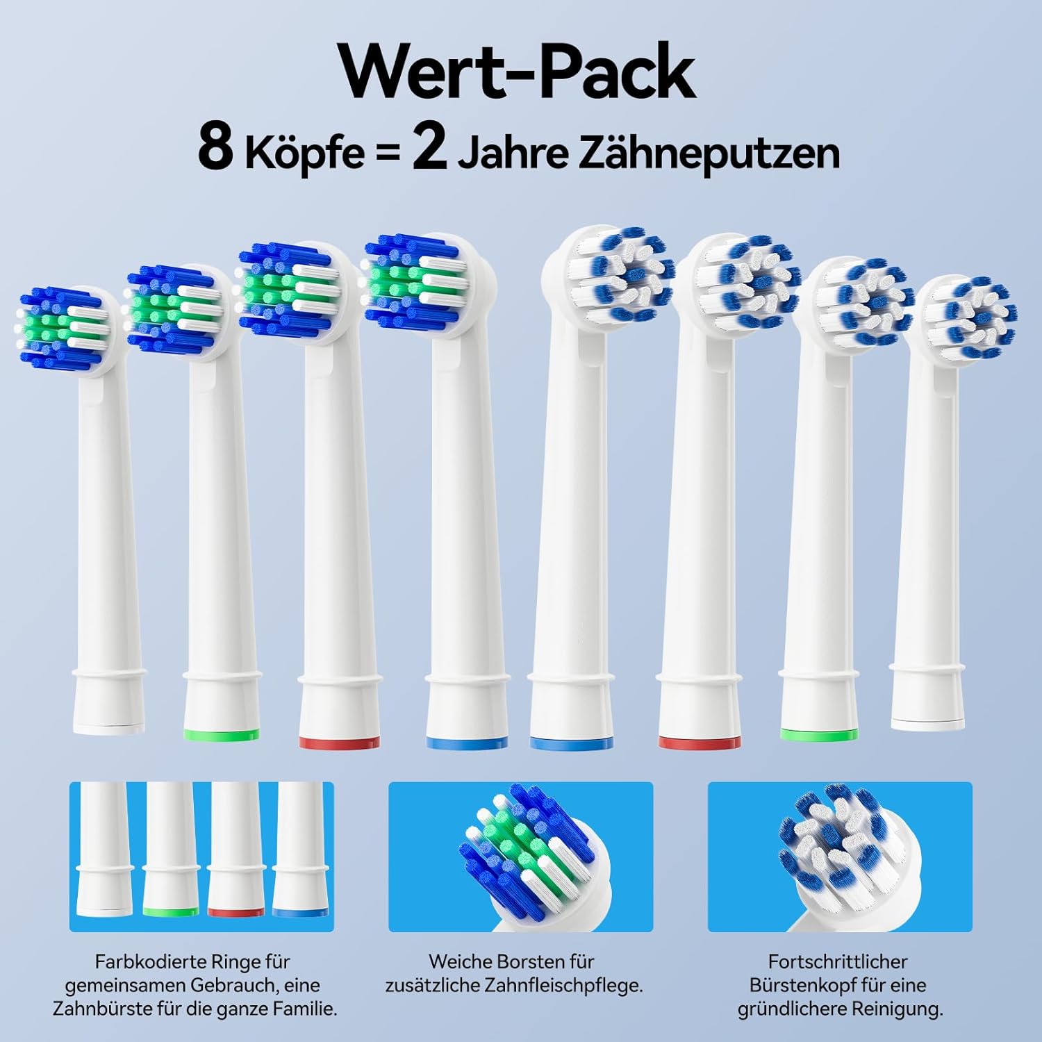 Close-up of Seago electric toothbrush controls showing power button, mode button, and 5 cleaning modes