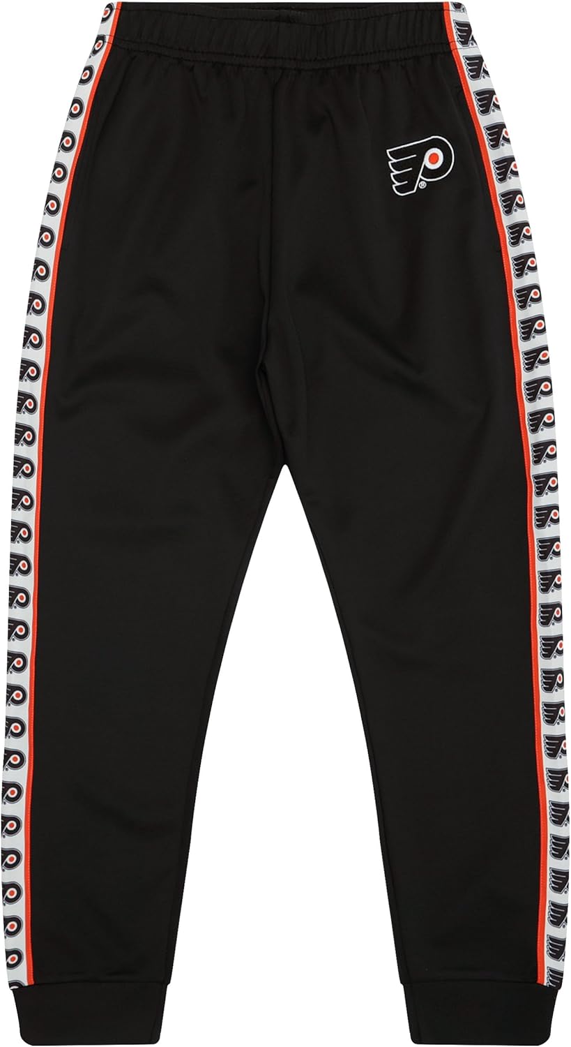 FOCO Men's NHL Team Color Stripe Logo Track Suit Pants