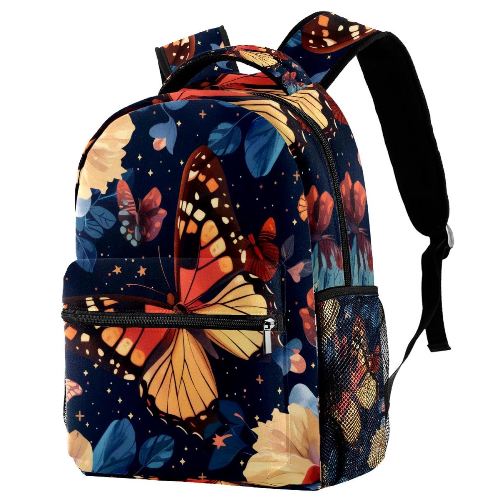 Sac à dos de voyage Campus papillon pour l'école et les sorties des filles et garçons multicolore - 7