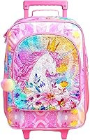 Vista 1 de Equipaje para niños y niñas, maleta de viaje con ruedas para niños pequeños