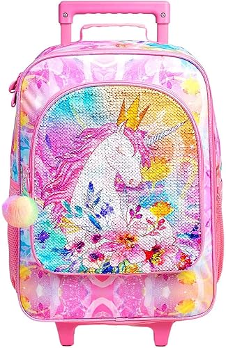 Equipaje para niños y niñas, maleta de viaje con ruedas para niños pequeños