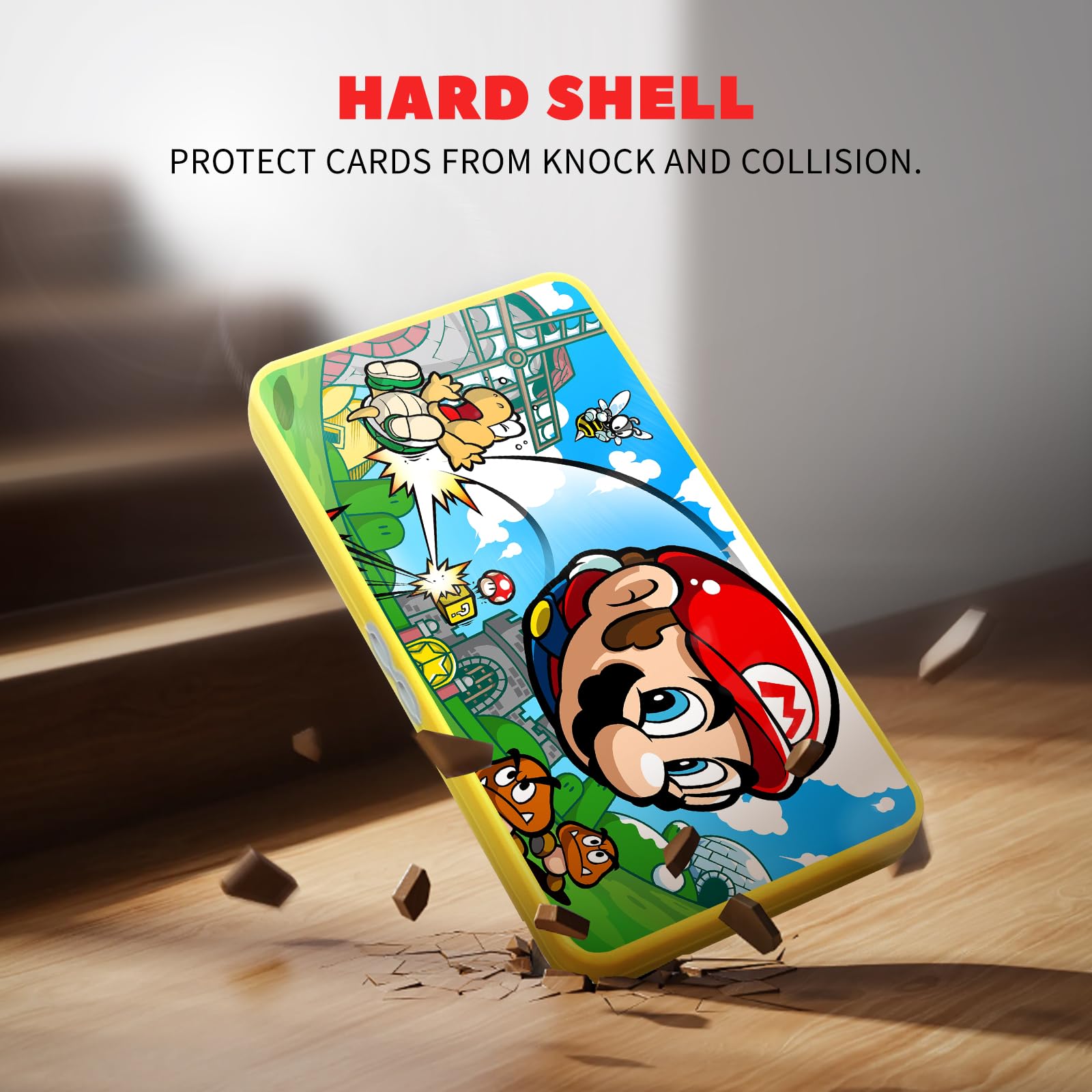 doepeBAE Custodia per Schede di Gioco, Custodie Giochi Switch, Switch Game Card Case, Scatola per Carte con Fodera in Silicone, Con 24 Slot per Cartucce di Gioco e 24 Slot per Schede SD (24B)