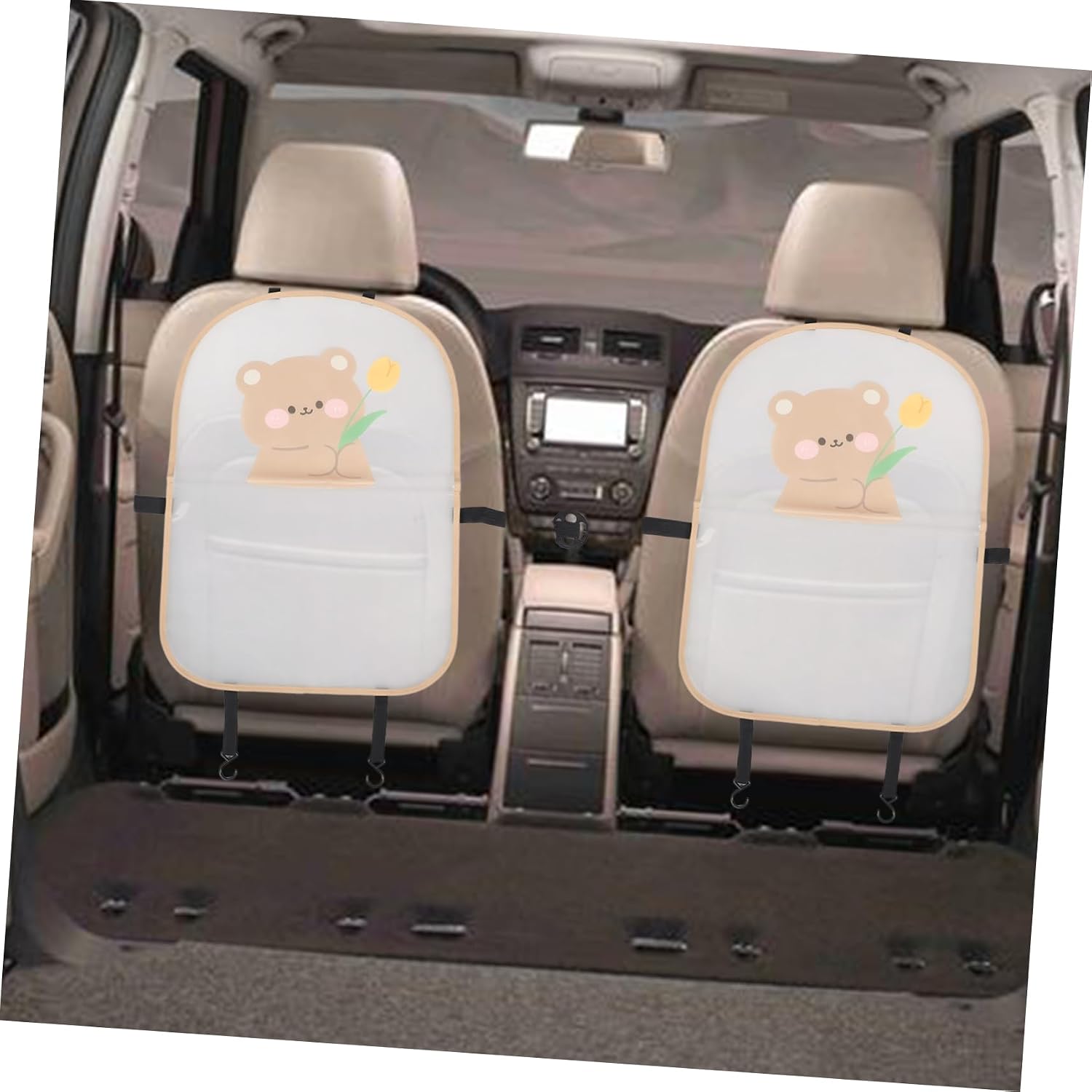 Cabilock Back Seat Protector for SUV Kick Mats Seat Back Protector Easy Installation Fit Material for Boys and Girls Family Dirt and Grime