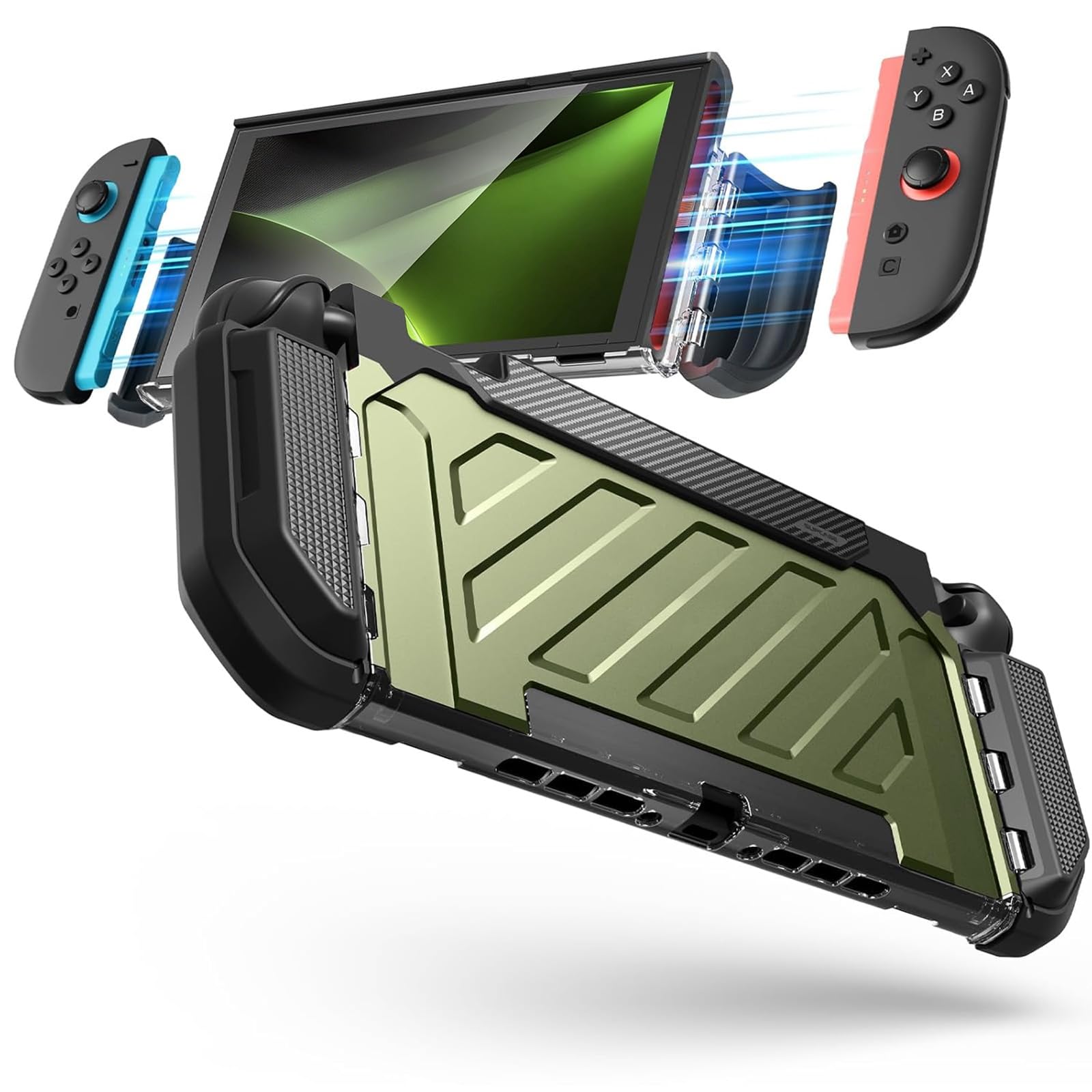 Amazon.co.jp: SUPCASE Nintendo Switch 2 ケース 2025用 ミリタリー