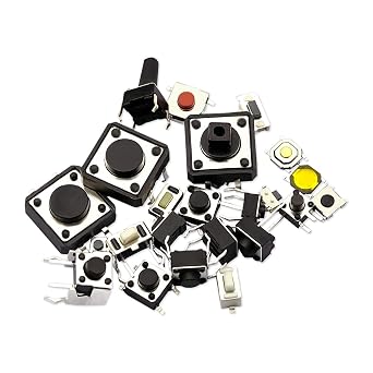250PCS 25Values Micro Momentary Tactile Switch Assortment Kit