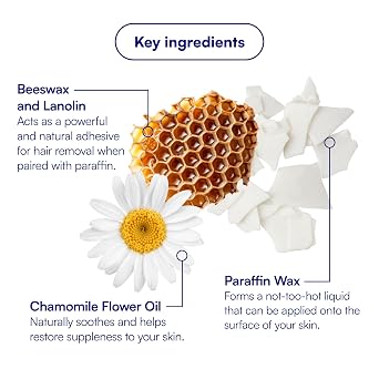 Bliss Poetic Waxing At Home Wax Kit - 5.3 Fl Oz - Microwavable Stripless Wax Hair Removal Kit - Fragrance Free - Safe for All Skin Types - 6 PC Set