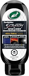 Turtle Wax 50935 - Scratch Repair & Renew 207ml, Car Scratch Repair Kit & Paintwork Restorer, Removes Fine Paintwork Scratches & Swirls for Vehicles Including Cars, Motorbikes & RVs for Any Car Color
