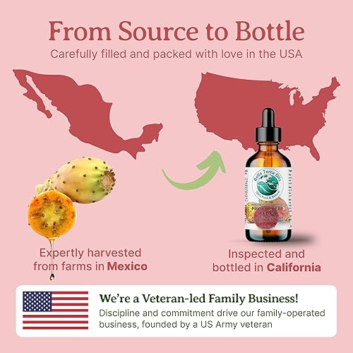 Miniatura 7 de Bella Terra Oils - Aceite de tuna 4 oz - Extraído de la pera de cactus, enriquecido con omega-6, vitamina K, experimenta la opulencia de la