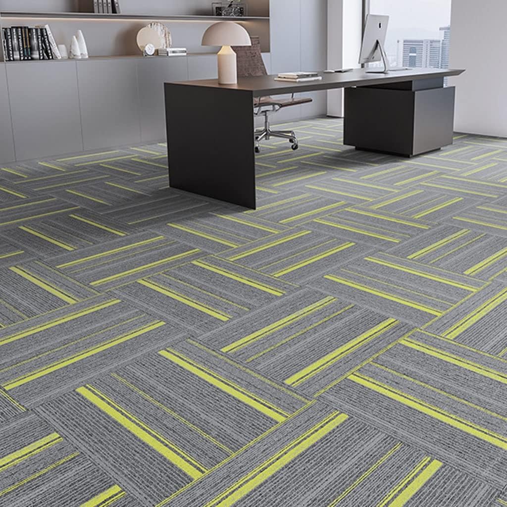 BAXIS Commercial Carpet Squares 40 Pcs Freely Splice Heavy