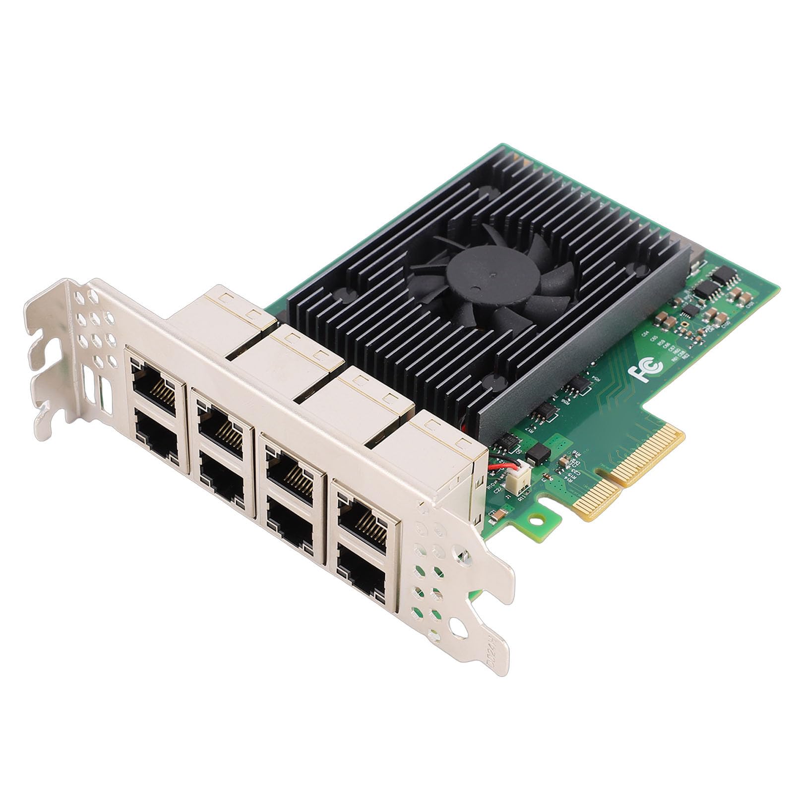 Zunate Karta Adaptera Sieci Ethernet Efektywne Odprowadzanie Ciepła 8 Portów Gigabit PCI Express dla Serwerów Urządzenia do Gier Stacje Robocze