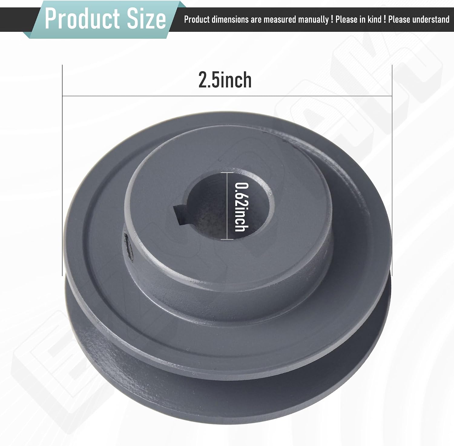 Belt Drive Table Saw 2 1/2 Pulley for 5/8" Arbor or Motor | Compatible with Craftsman 10" Belt Drive Table Saws 11327520, 11327521, 11329943, 113221060, 113226830, 113290060 Model