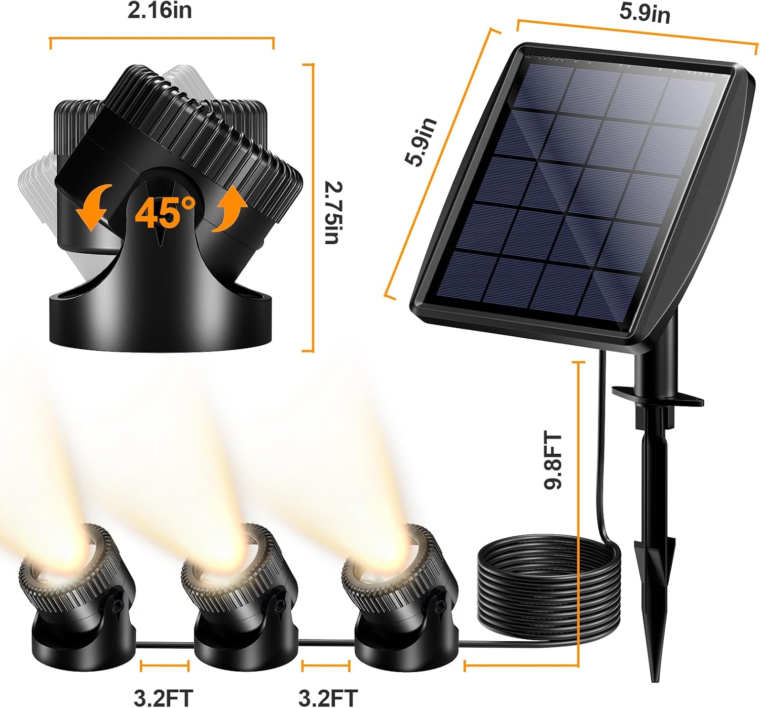 Buy In Bulk IP65 Waterproof Led Spike Light Cob Led Technology, RGB Color Options - Foto 4