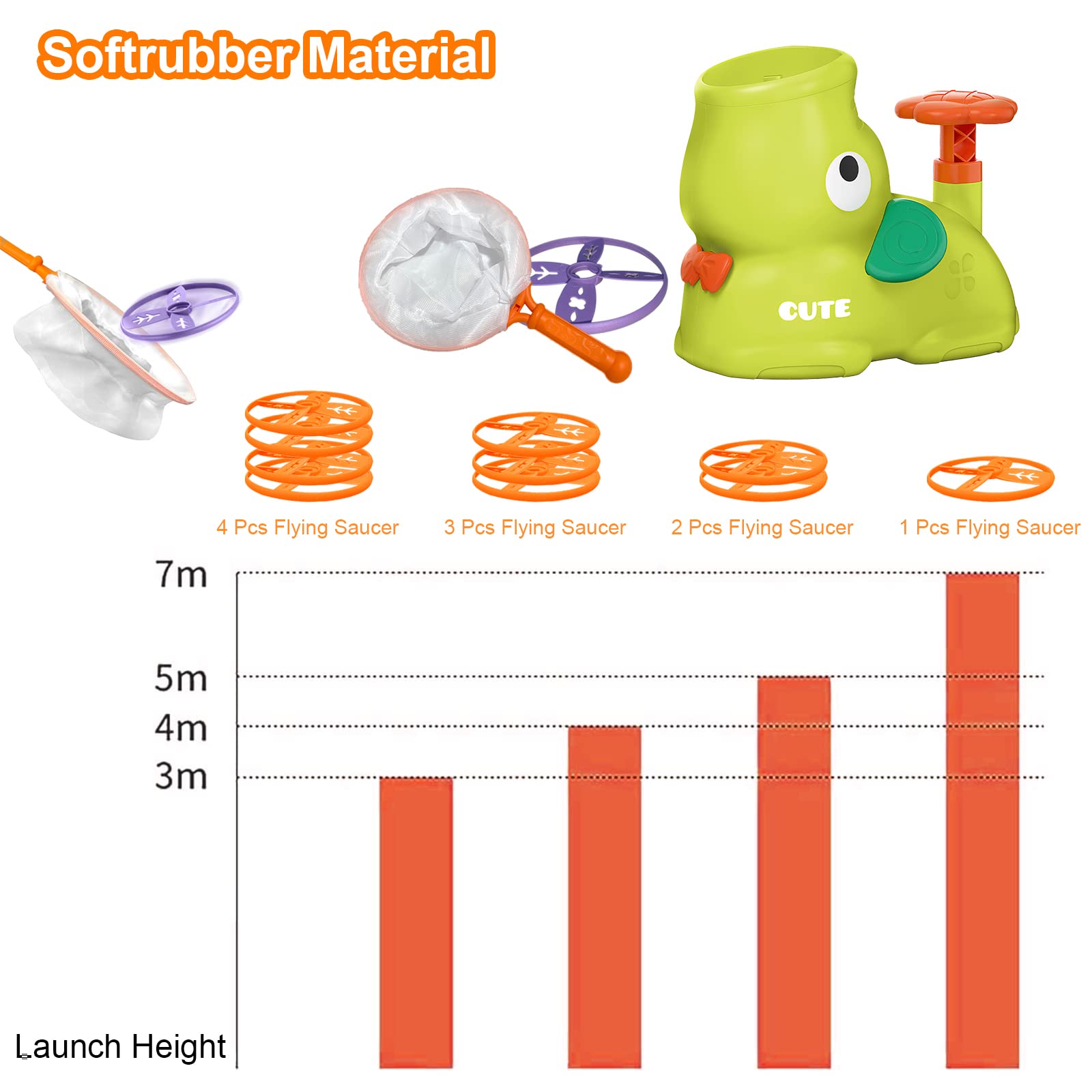 Flugscheibenspielzeug, Spielzeug Für Kinder Ab 3 4 Produktbild-Vorschau 4