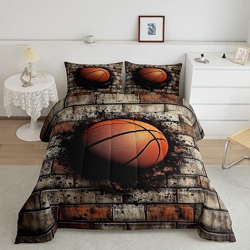 Miniatura 227 de Castle Fairy Juego de edredón de Halloween tamaño individual, juego de ropa de cama con estampado de animales de murciélagos negros para niños