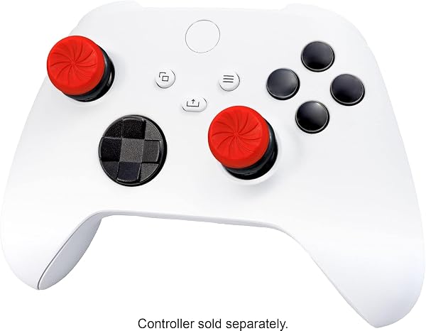 KontrolFreek FPS Freek Inferno for Xbox One and Xbox Series X Controller | Performance Thumbsticks | 2 High-Rise Concave | Red - 3