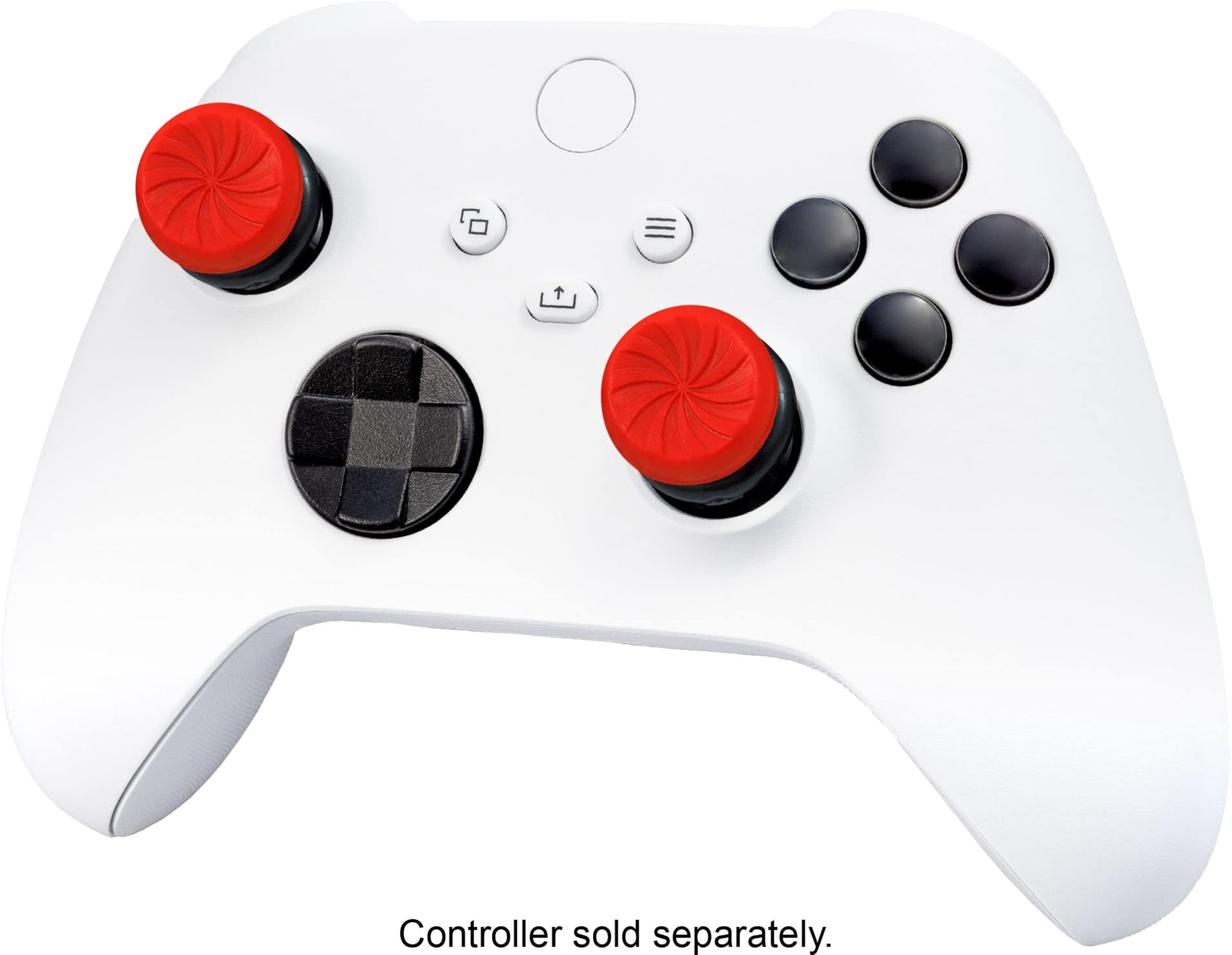 KontrolFreek FPS Freek Inferno for Xbox One and Xbox Series X Controller | Performance Thumbsticks | 2 High-Rise Concave | Red - 4