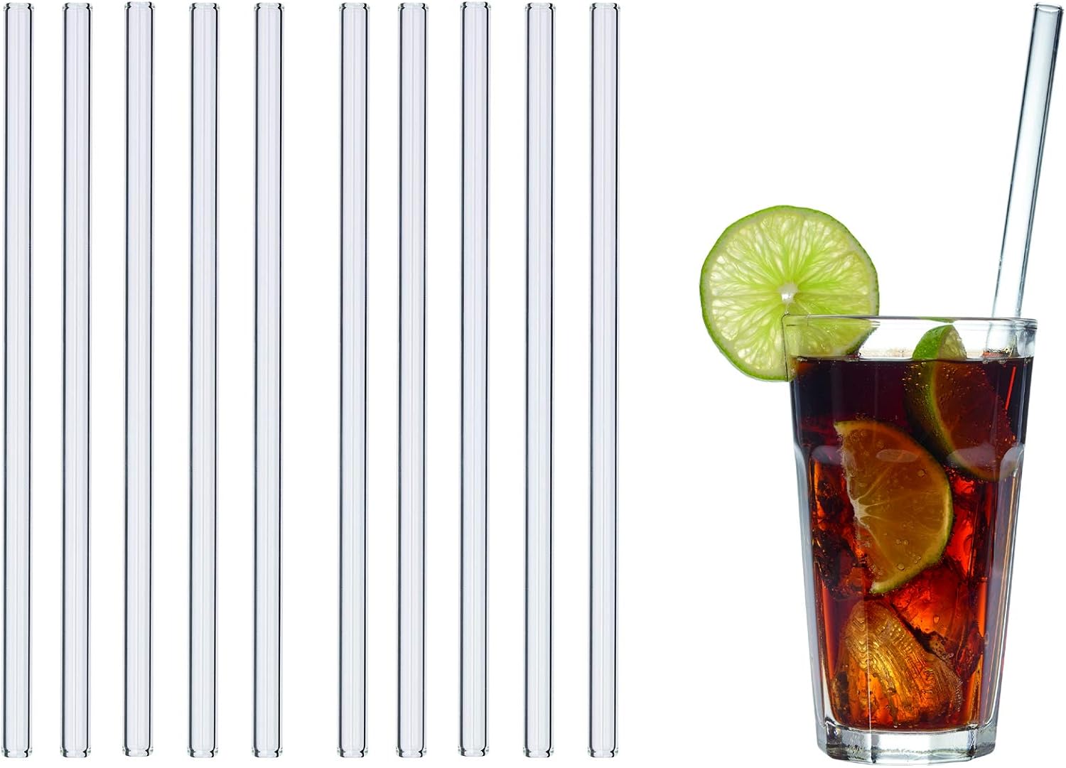 TFA Dostmann Glass Drinking Straw Schott