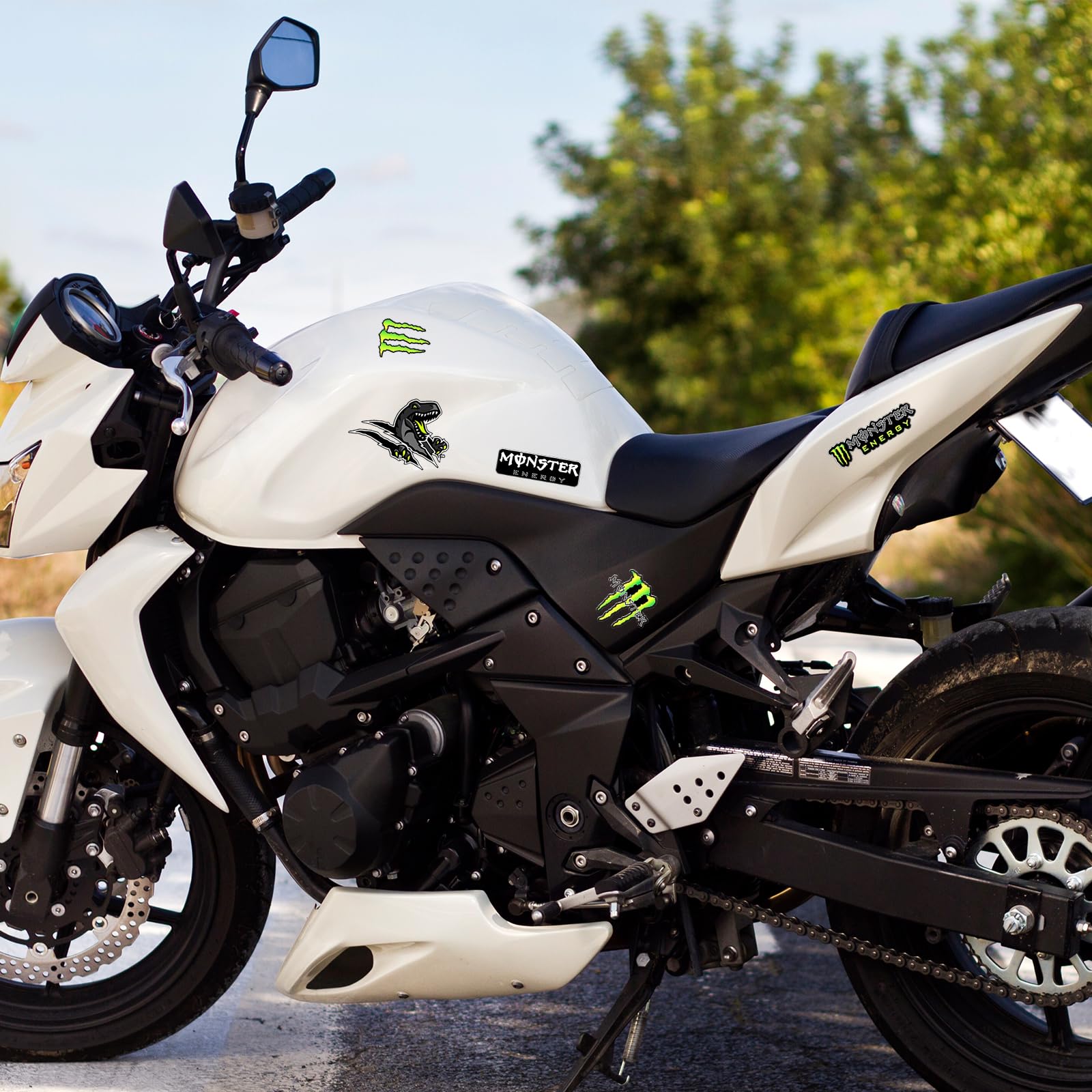 Adesivi Per Moto E Caschi - Set 4 Pezzi Grafiche Motocross Per Personalizzazione - Foto 6