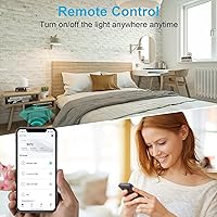 Vista 6 de Enchufe inteligente 5GHz, Enchufe inteligente EIGHTREE compatible con Alexa y Google Home, compatible con WiFi de 5GHz y 2.4GHz, Enchufe inteligente