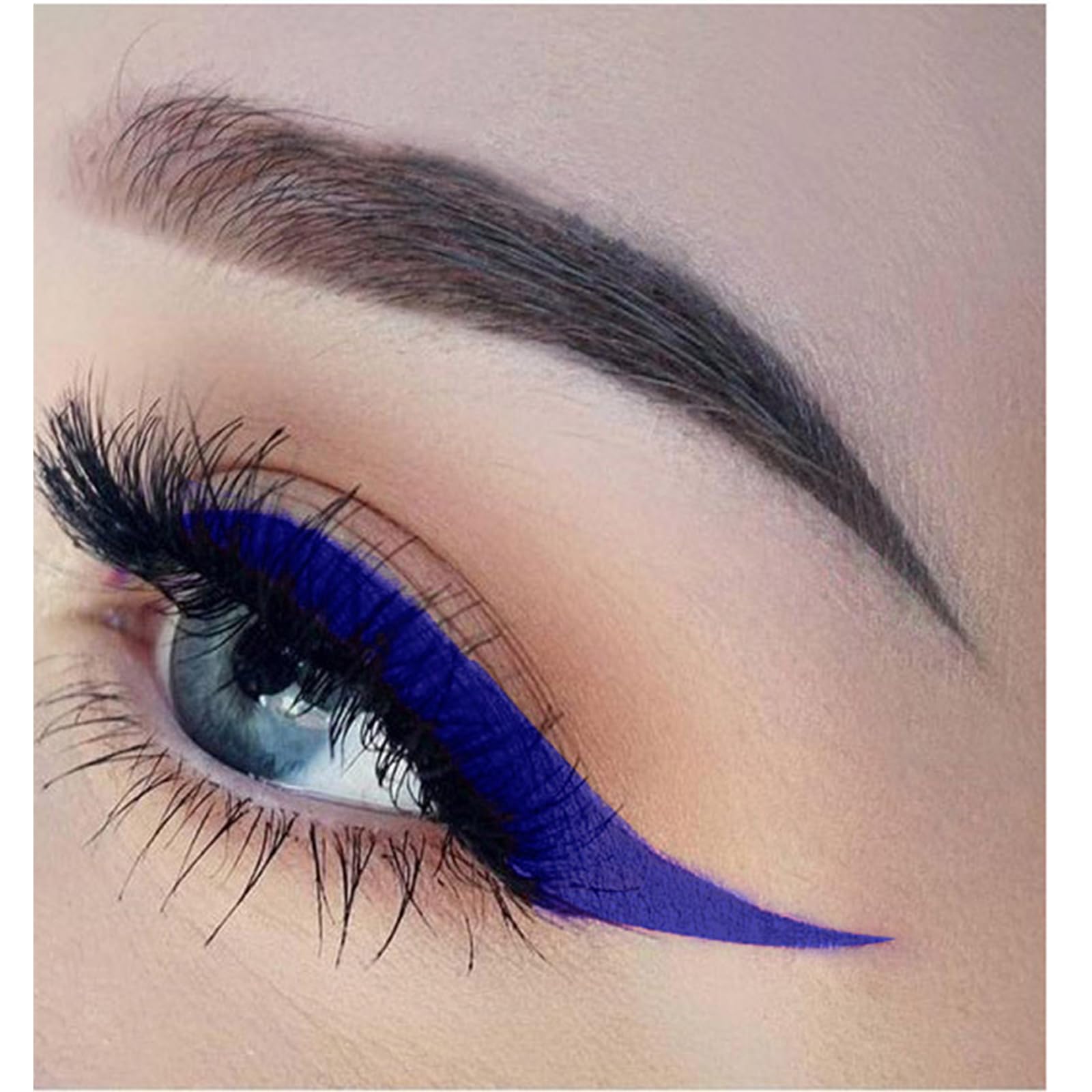 Liquid Eyeliner Pen, Long-Lasting Eye Liner Pencils for Eye Makeup, Pigmented Water-proof colorful Eyeliner Liquid Liner Pencil (Royal Blue)