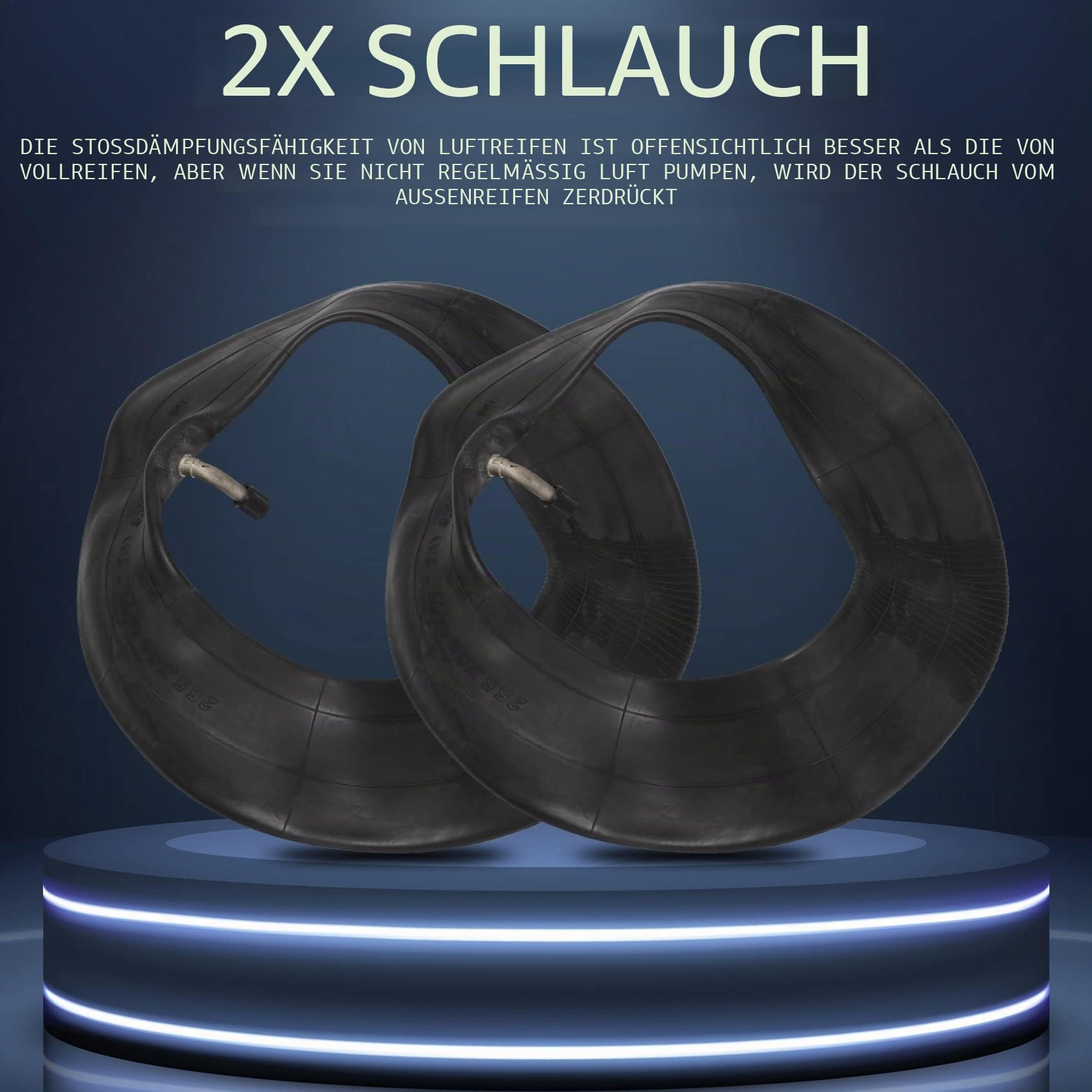 10 10X3.0 80/65-6 StraaEn Reifen Elektroroller Verdicken Verbreitern Den Aufblasbaren Reifen für 10X Pneumatikteil,2x Innenrohr,2x Außenrohr