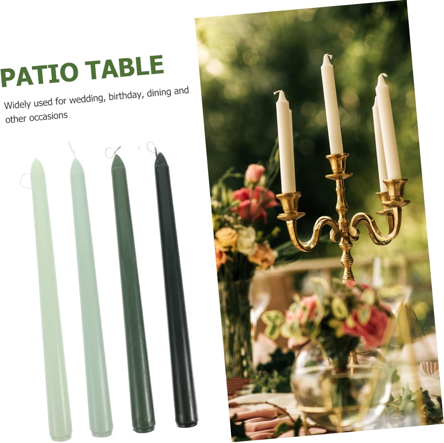 Ciieeo 8pcs Pole Decorative Scented Candles Gradient Aromatic Atmosphere Candles for Weddings Dining and Events Elegant Props for Romantic Settings