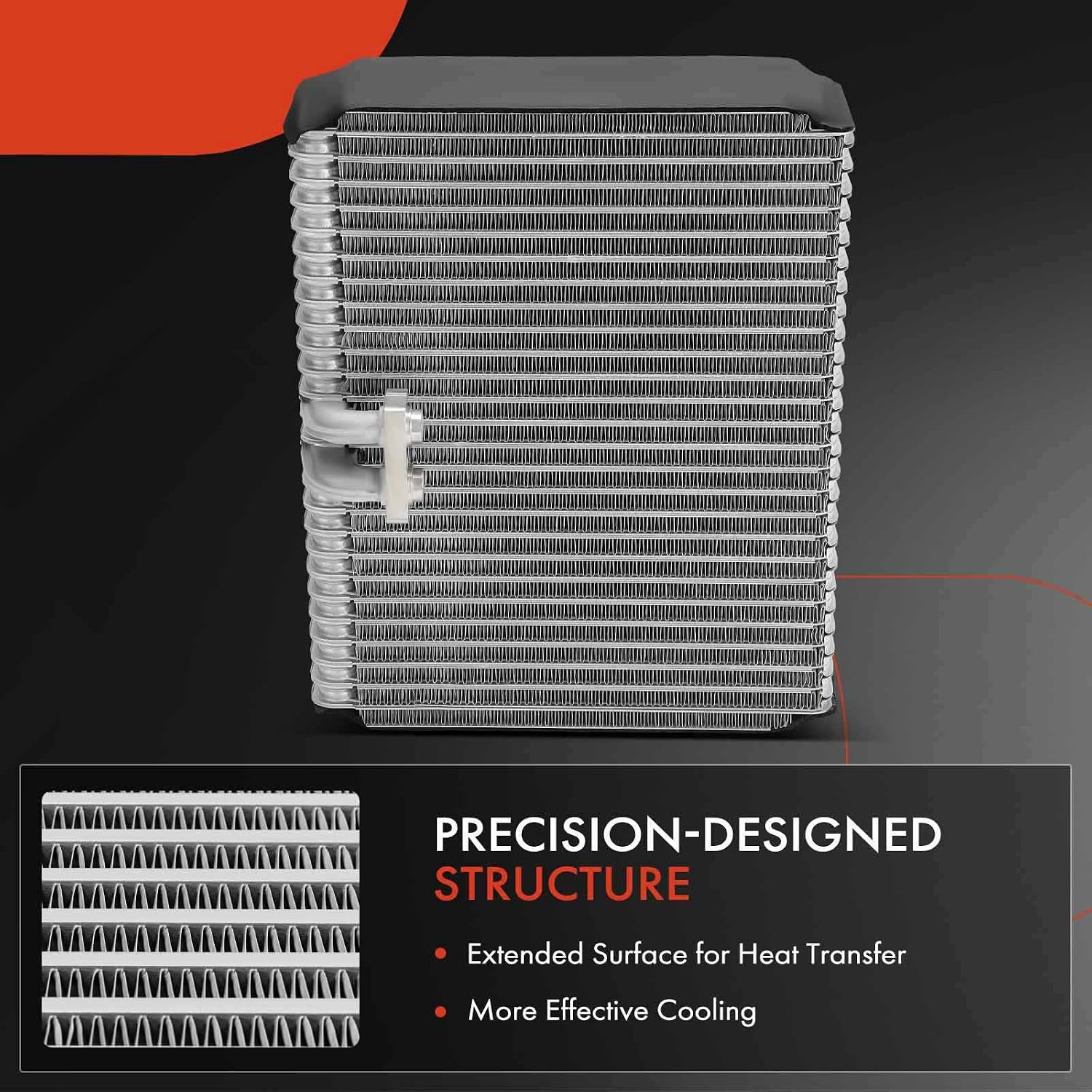 A-Premium AC Evaporator Core Compatible with Acura Legend 1991 1992 1993 1994 1995, with Pressing Plate