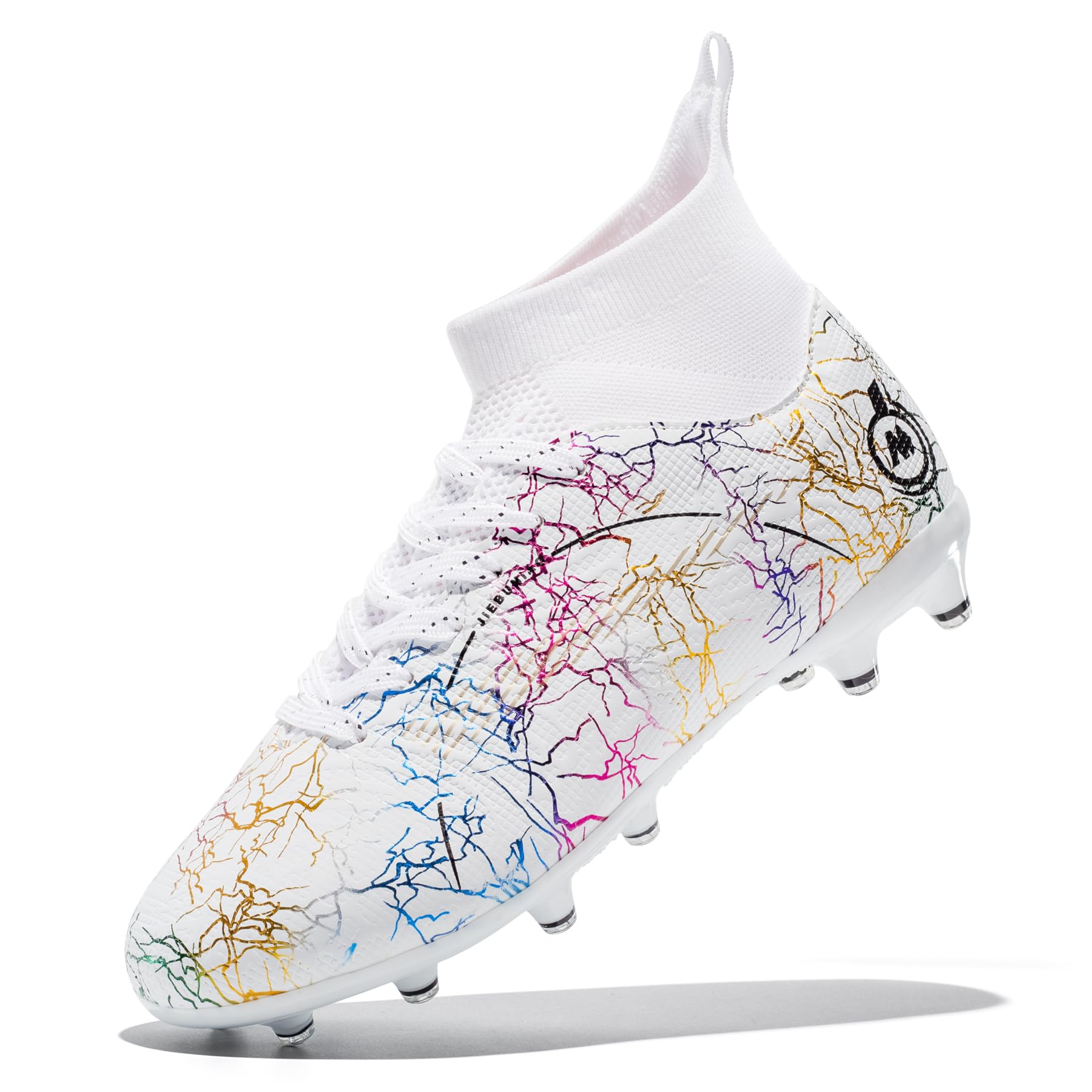 Enudet Boy Soccer Cleats Big Kids Soccer Shoes Professional Soccer Cleats Shoes,Unisex Soccer Sneakers for Little Kids Athletic