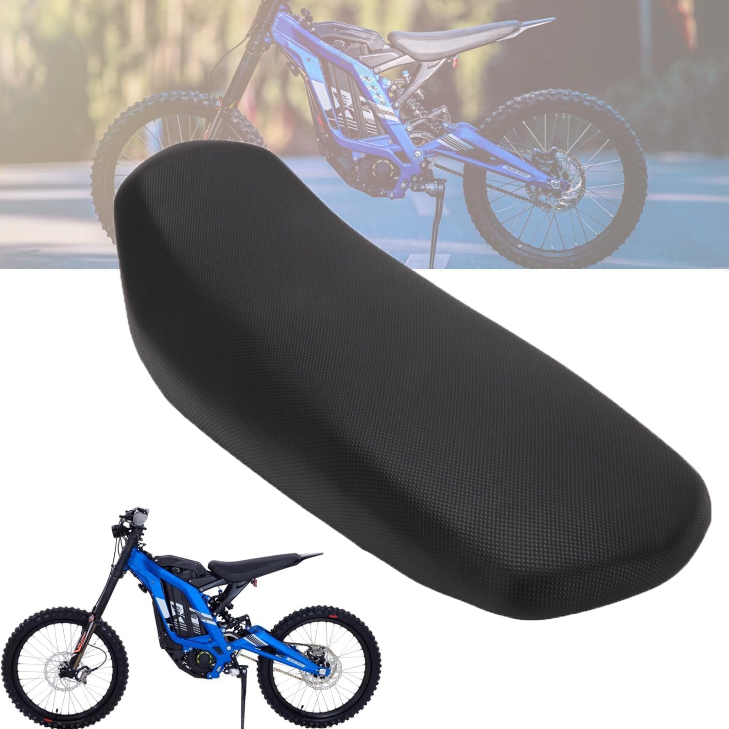 Motorcycle Seat,Dirt Bike Seat Mini Bike Seat For Light Bee Sur Ron Surron Sur-Ron S/X, black-2