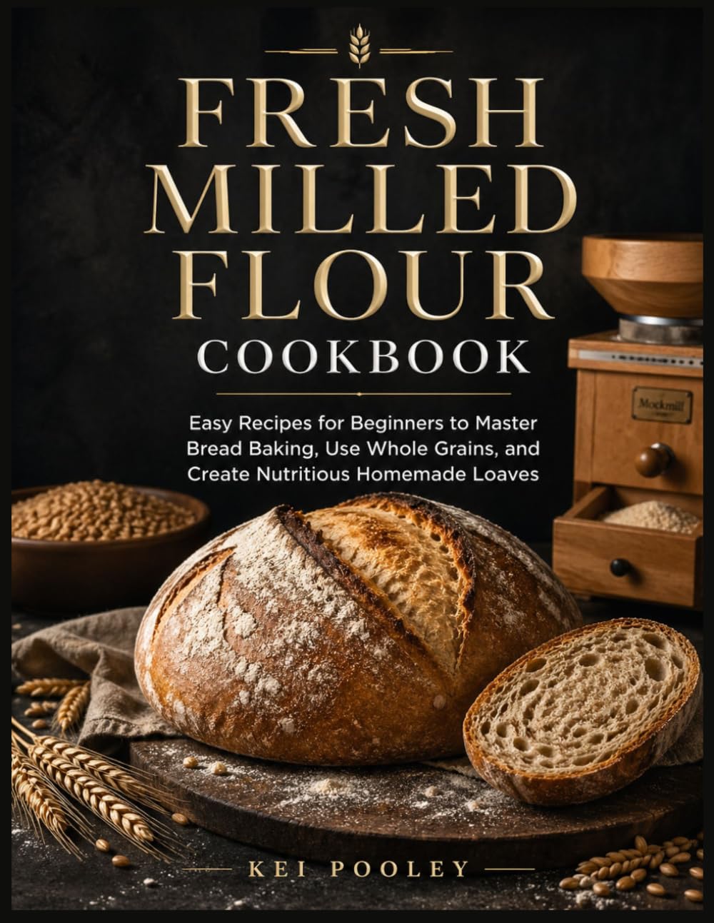 Fresh Milled Flour Cookbook: Easy Receips for Beginners to Master Bread Baking, Use Whole Grains, and Create Nutitious Homemade Loaves