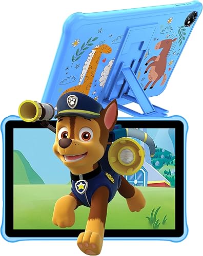 Blackview Tableta para niños Android 12 Tablet Tab A7 Niños 10.1 pulgadas Tablets 64GB ROM 1TB Expandir 6580mAh Tablet Niño Bluetooth IPS HD+