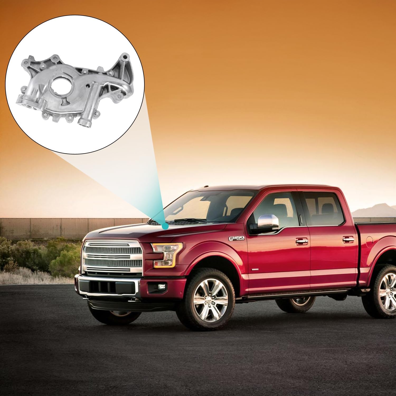 M390HV OP4198 Oil Pump 3.5L 3.7L V6 2007-2023 For Ford Edge Expedition Explorer F150 Flex Fusion Mustang Police Taurus Transit-150 250 350,Replace # 7T4Z6600BA CY0114100 GL3Z6C639A ZZJ114100