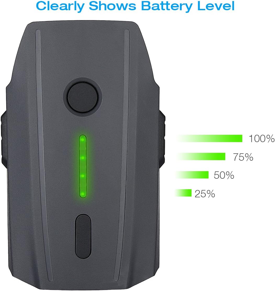 Mavic Pro 11.4V 3830 mAh LiPo Intelligent Flight Battery + Battery Safe Bag Replacement for Mavic Pro & Platinum & Alpine White Drone - Image 4