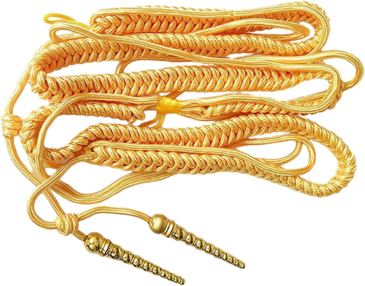 Versatile Shoulder Cord Tassels Chain, Traditional Shoulder Cord Uniform Cosplay Costume Fringe Epaulettes Clothing Accessories (Yellow)