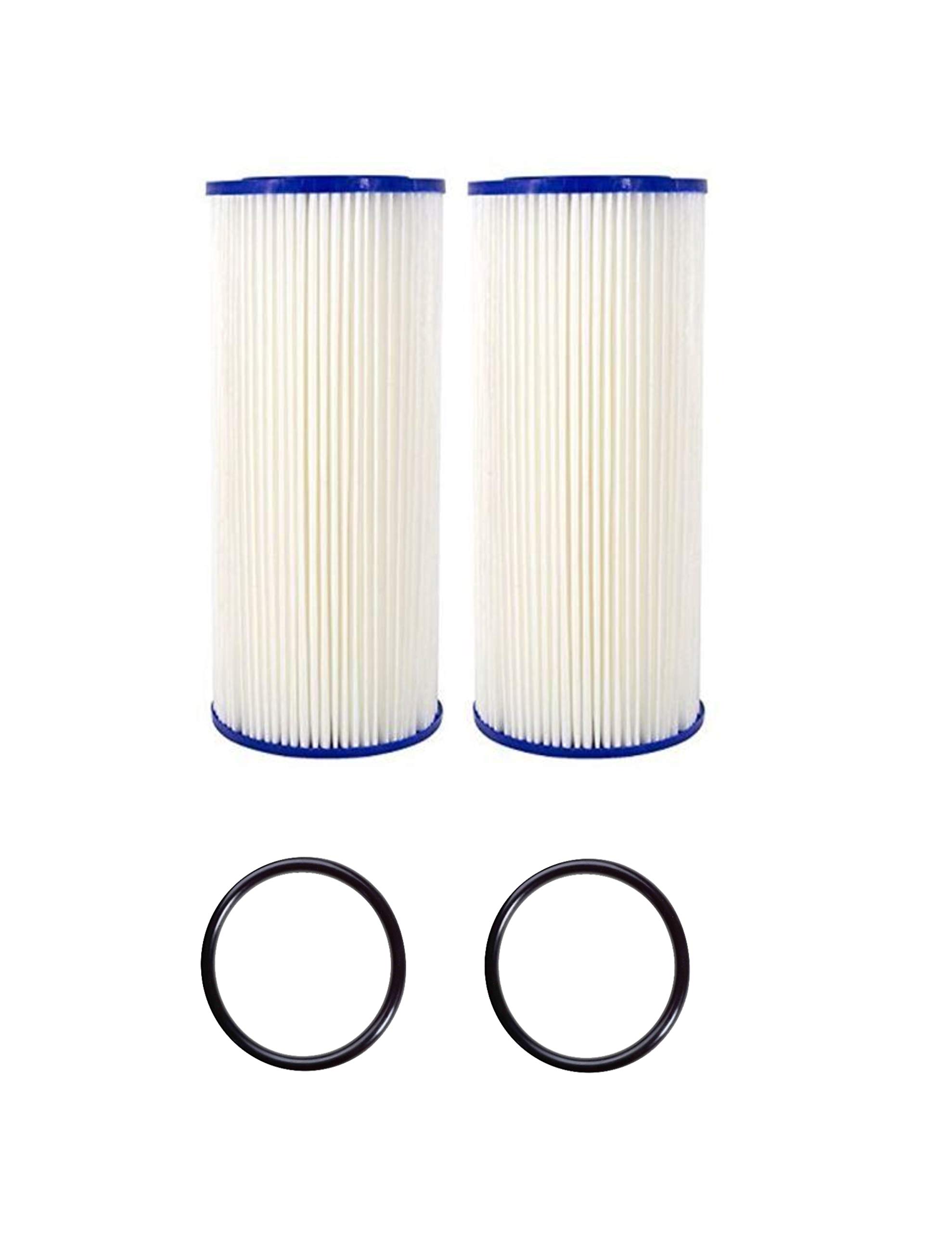 Filtre eau maison contre eau jaune et boue compatible GE FXHSC R50-BBSA pack de 2