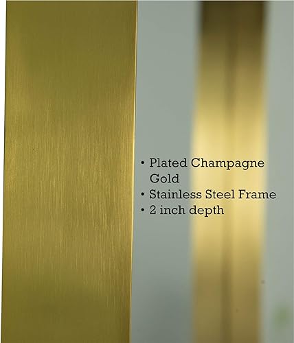 Miniatura 2 de TEHOME - Espejo de baño para montar en la pared