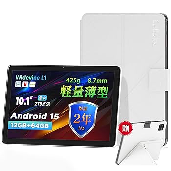 アンドロイド 15 タブレット 10インチ12GB+64GB+2TB拡張 Amazon.co.jp: 2025新登場·Android 15 タブレット - タブレット