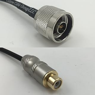 12 inch RG188 N MALE to RCA FEMALE Pigtail Jumper RF coaxial cable 50ohm Quick USA Shipping