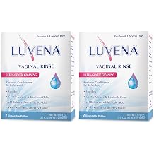 LUVENA Feminine Rinse for Women - Gentle Daily Intimate Rinse - pH Balanced Internal Cleanse - Paraben Free, Glycerin Free - Odor Control and Freshness - 4 Pack, 3oz Bottles