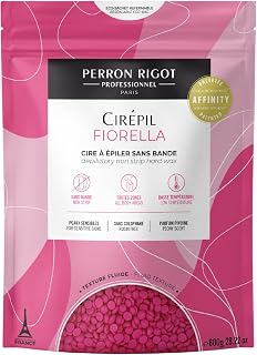Cirepil - Fiorella - 800g / 28.22 oz Hard Wax Beads Bag - Fresh Peony Scent & Rosin-Free Formula - Beginner-Friendly Stripless Wax for Face & Body - Low Temp Refill Bag
