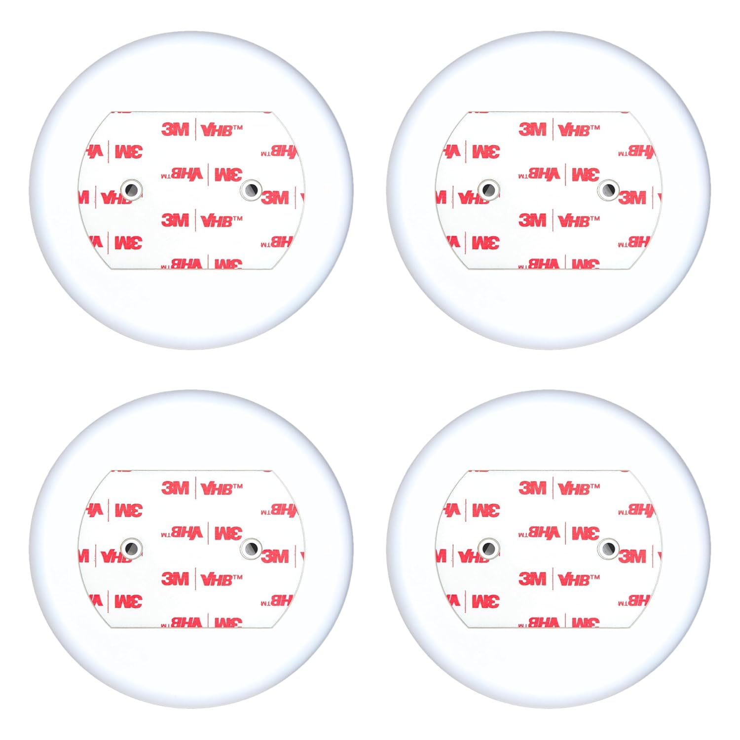 Alternative Adhesive for Ring Glass Break Sensors – Sturdy Double-Sided Tape for Simple Set up (4 Pads for 4 Sensors)