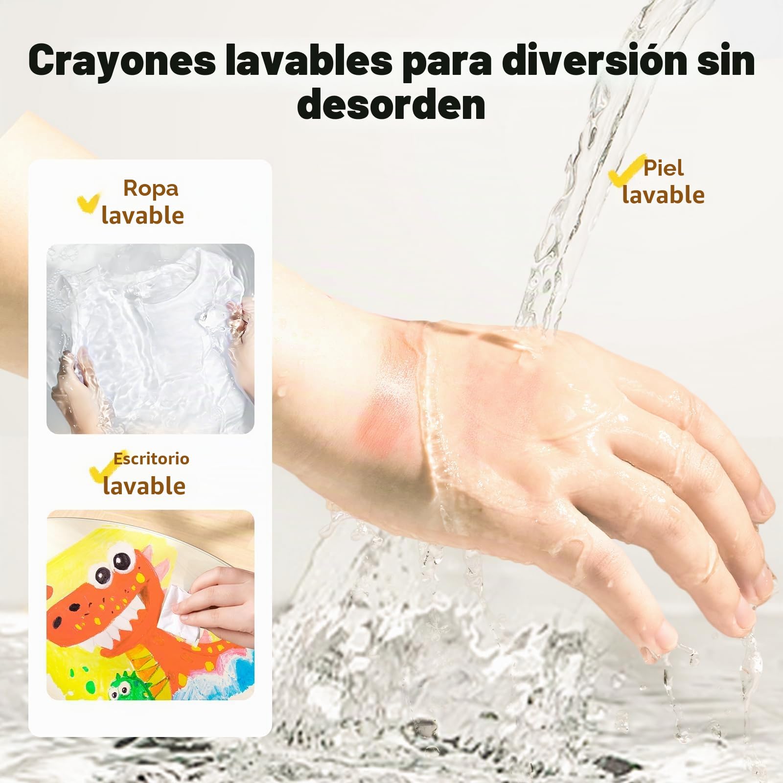 Jar Melo TwistJoy - Crayones jumbo para niños pequeños, 24 colores, no tóxicos, lavables, fáciles de sostener, seguros para bebés y niños